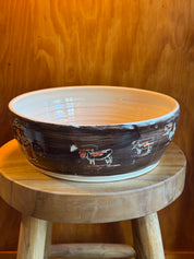 Brown Rancher Orchid Platter