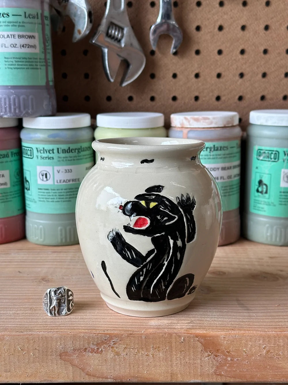 Panther Vase