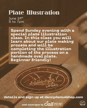 Plate Illustration Workshop - June 21st 5-7pm