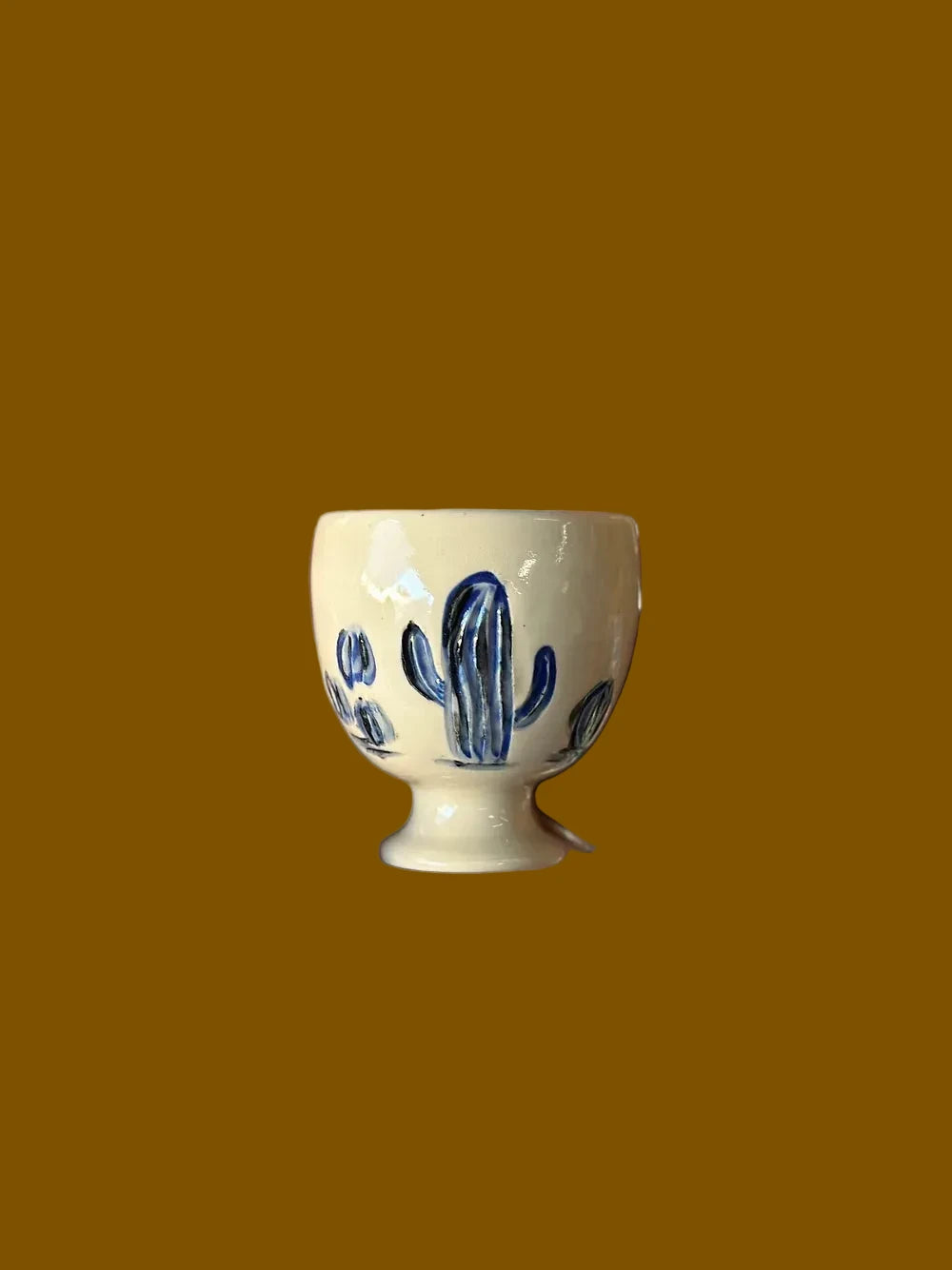 Wine Cup : Blue Cactus